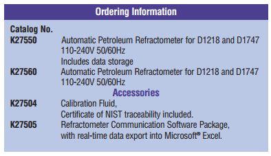 Automatic Petroleum Refractometer, Fully Digital Refractometers India