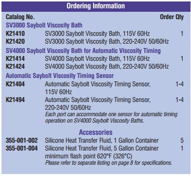 Saybolt Viscosity Bath